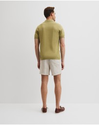 Country Road - Australian Cotton Textured Knit Polo
