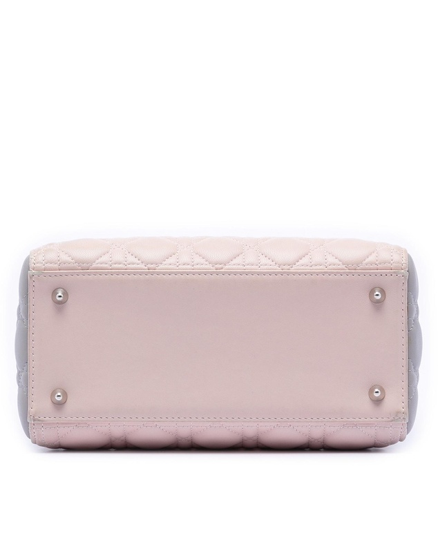 Pre-Loved by Azura Reborn - Pre-Loved Medium Tricolor Lambskin Cannage Lady Dior