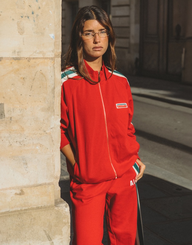 Araminta James - Retro Knit Zip Thru Jacket