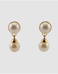 Izoa - Josette Drop Stud Earrings