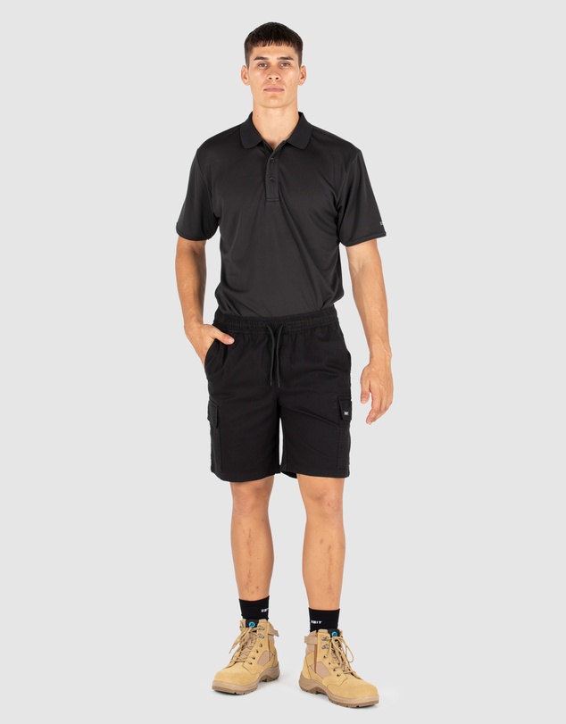 UNIT - UNIT Pivot Mens Elastic Waist Cargo Shorts