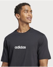 adidas Sportswear - Essentials Linear Single Jersey Tee Mens