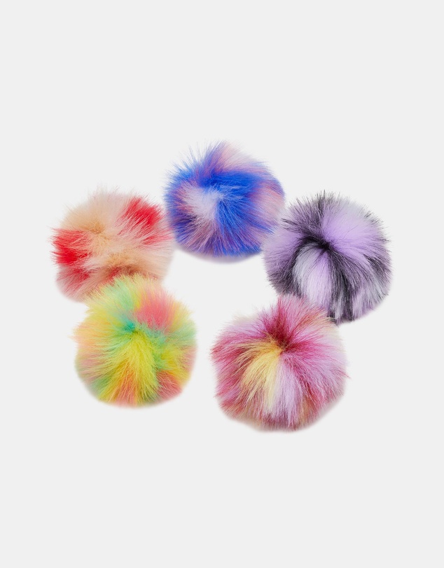 Crocs - Dyed Puff 5-Pack Jibbitz™ Charms