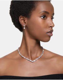 Swarovski - Mesmera set, Mixed cuts, White, Rhodium plated
