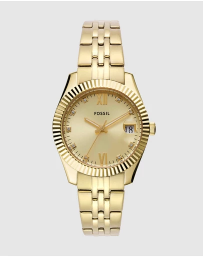 Fossil - Scarlette Gold Tone Analogue Watch