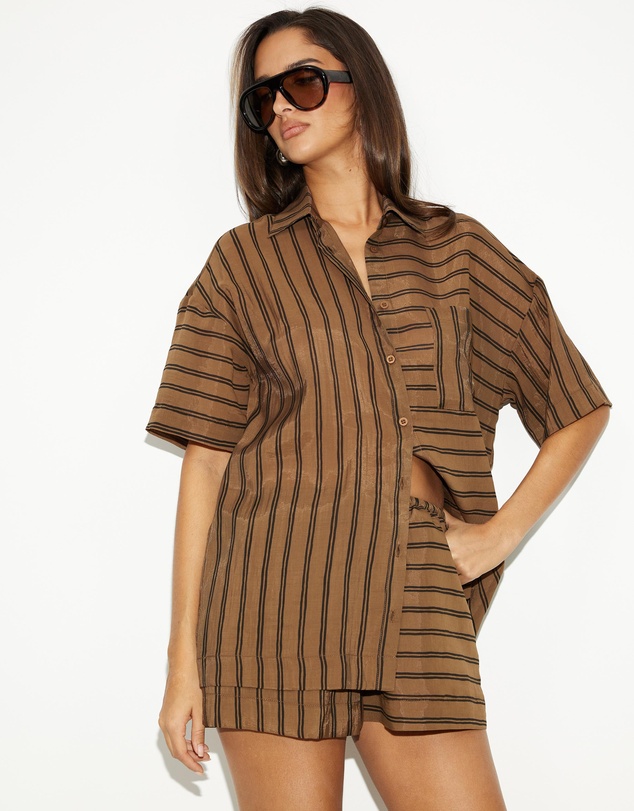 Dazie - Savannah Stripe Shirt