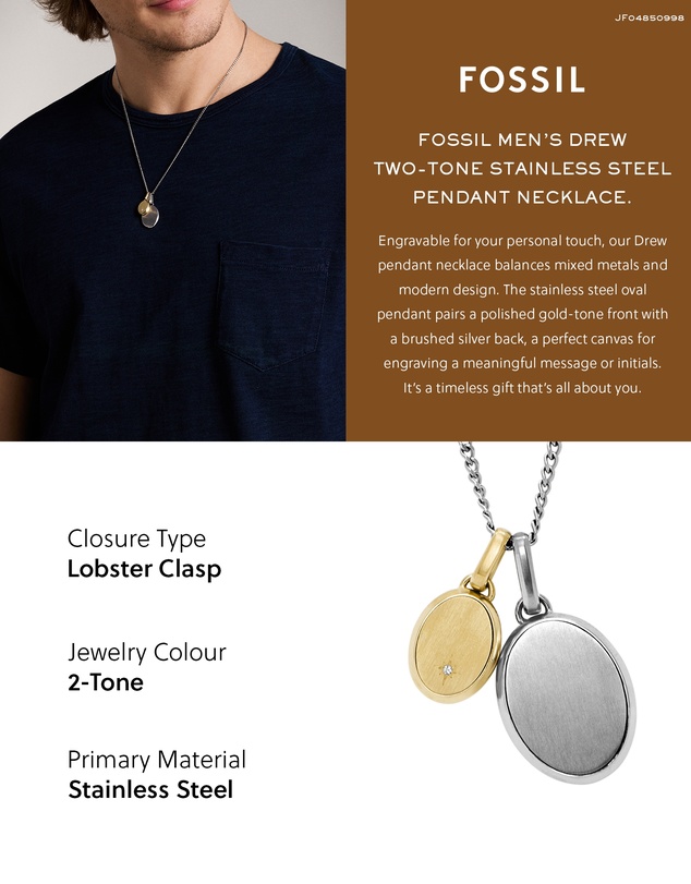 Fossil - Drew Two Tone Necklace
