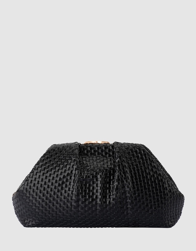 Olga Berg - Martinique Woven Clutch