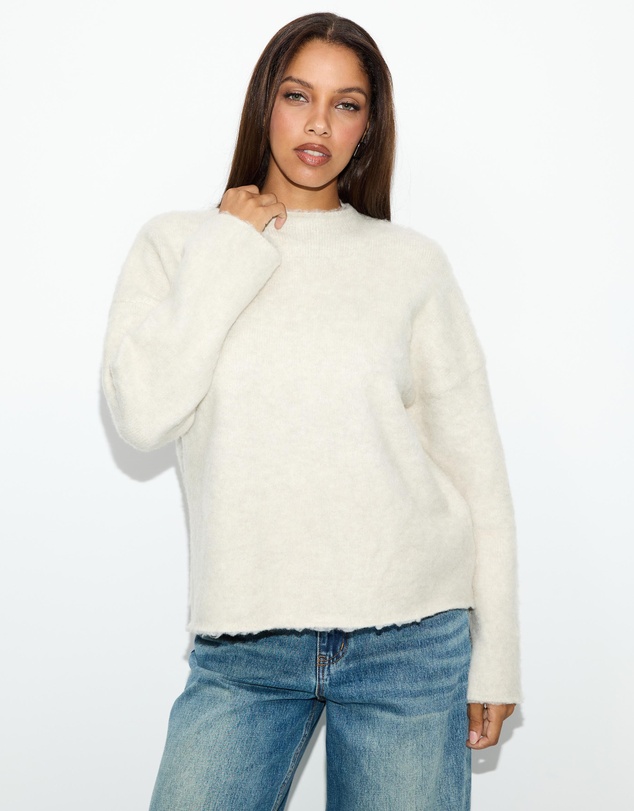 Dazie - Talia Fluffy Knit Jumper