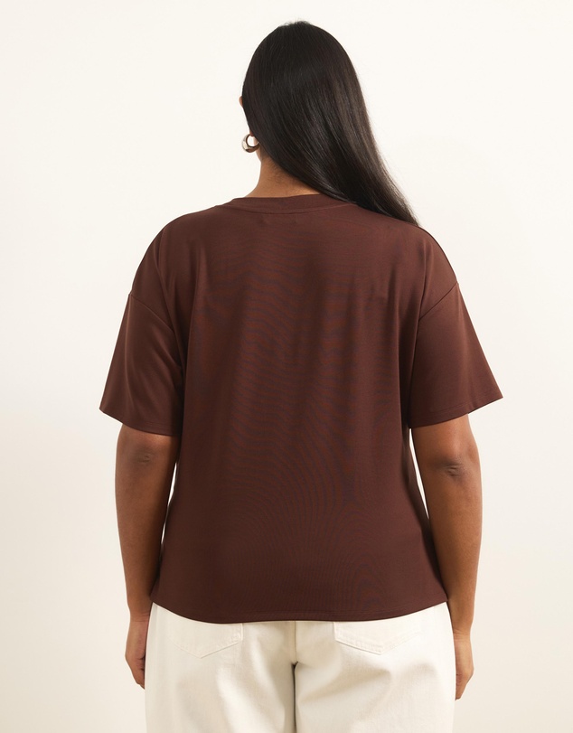 Atmos&Here Curvy - Zulu Trim T-Shirt