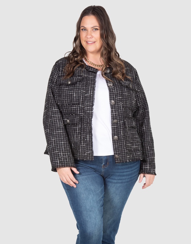 Love Your Wardrobe - Evie Boucle Jacket
