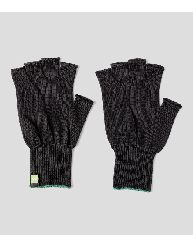 Kathmandu - Polypro Thermal Knitted Warm Winter Fingerless Gloves