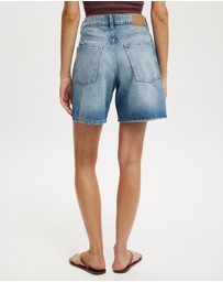 Cotton On - Relaxed Denim Shorts