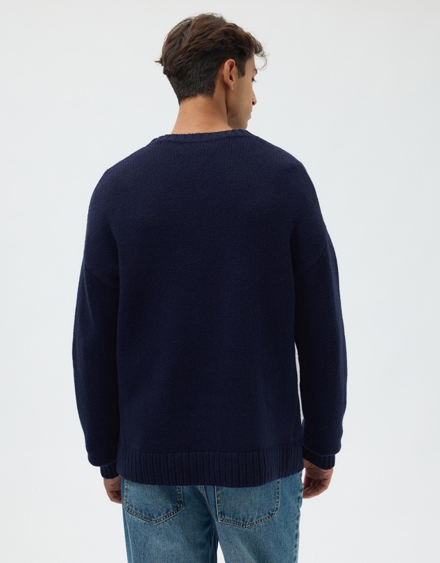 AERE - Merino Wool Chunky Crew Neck Sweater