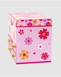 Pink Poppy - Vibrant Vacation Medium Musical Jewellery Box
