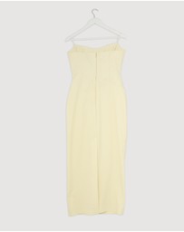 Revibe - Repaired Shona Joy Lani Strapless Corset Maxi Dress - AU 12
