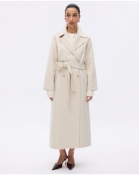 Minima Esenciales - Lian Oversized Wool Trench Coat