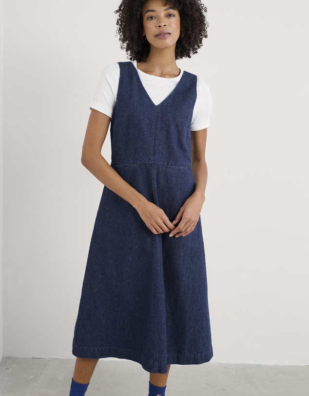 Seasalt - Seasalt Cornwall Blue Audrey Denim Dress