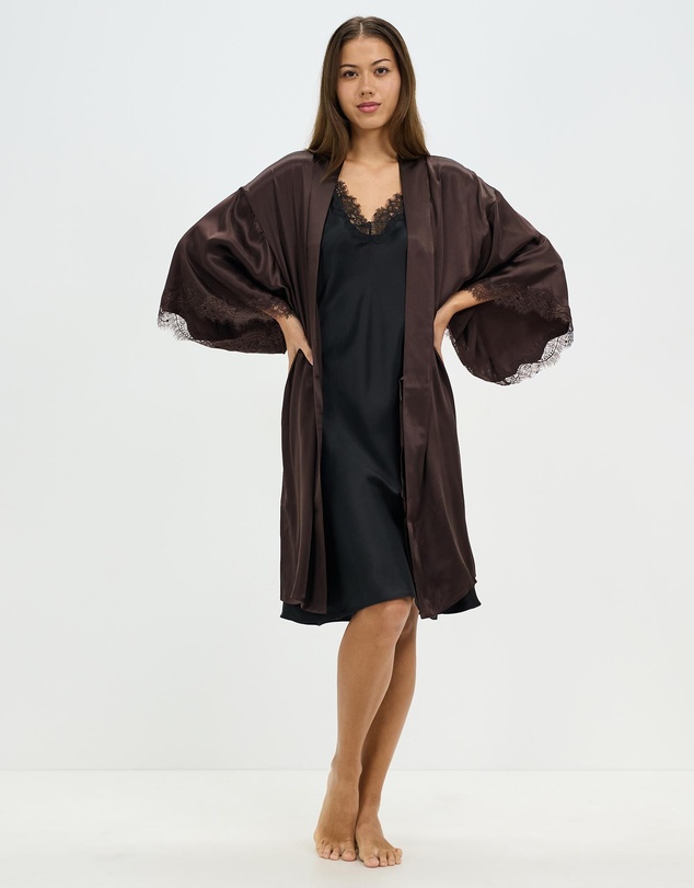 Sainted Sisters - Scarlett Silk Kimono