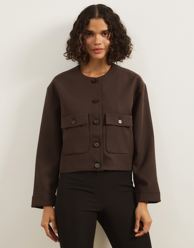 Atmos&Here - Sorelle Cropped Tailored Jacket