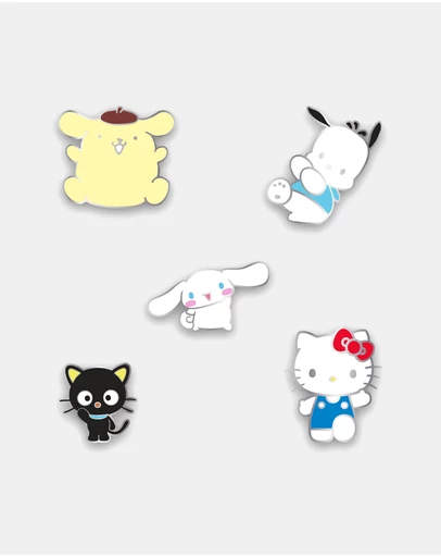 Crocs - 5-Pack Sanrio Hello Kitty & Friends Enamel Jibbitz - Kids