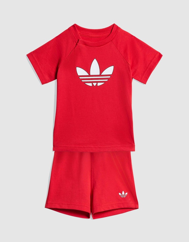 adidas Originals - Trefoil Shorts and Tee Set - Babies-Kids