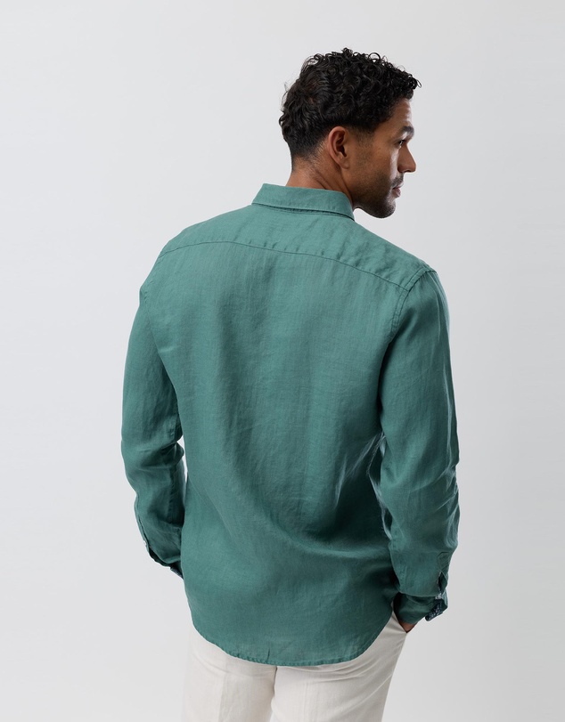 Brooksfield - Linen Casual Long Sleeve