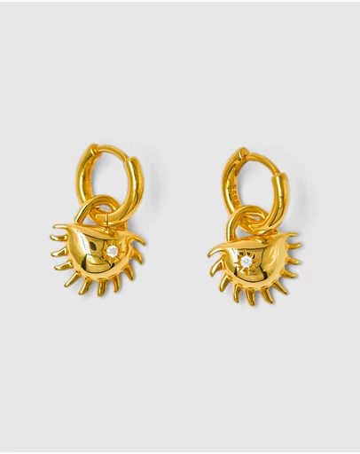 Brie Leon - Solida Charm Earrings