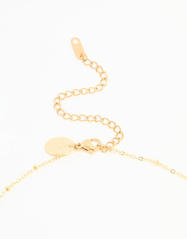 Lovisa - Waterproof Gold Plated Stainless Steel Evil Eye Necklace