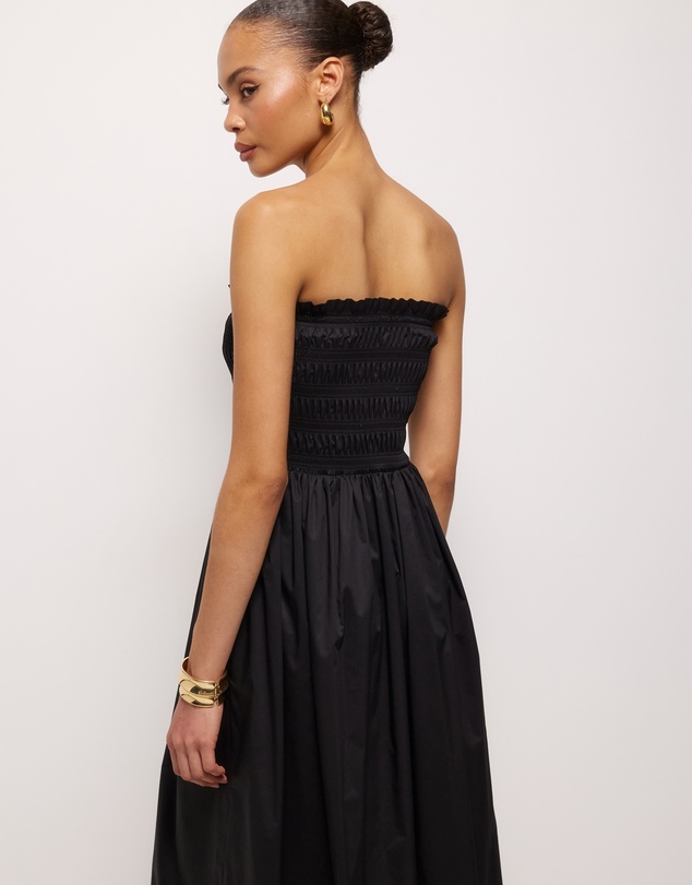 AERE - Aminta Strapless Midi Dress