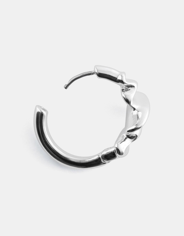 & Other Stories - Wrinkled-Look Small Hoop Earrings