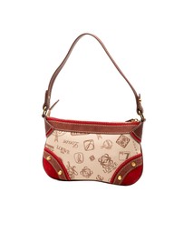 Pre-Loved by Azura Reborn - Pre-Loved 160th Anniversary Suede Trimmed Canvas Shoulder Bag