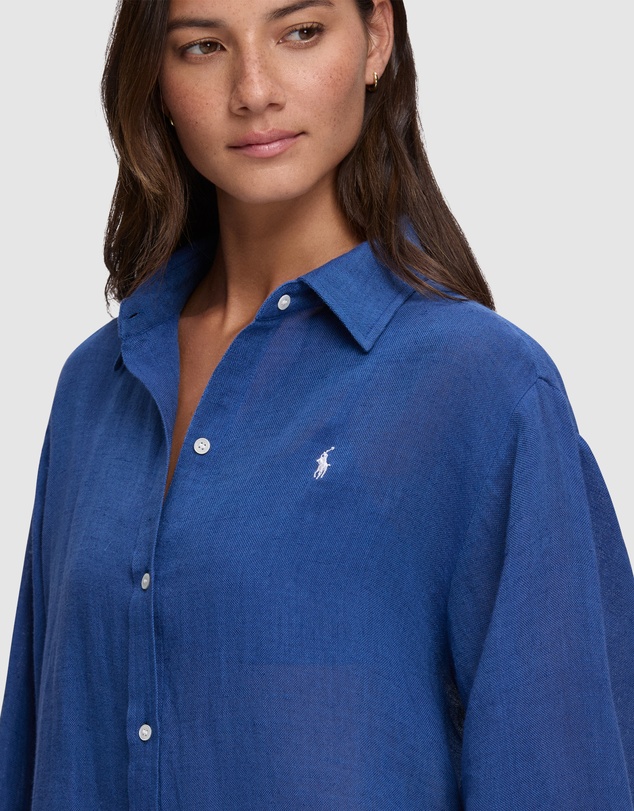 Polo Ralph Lauren - Organic Cotton & Linen Oversized Beach Shirt