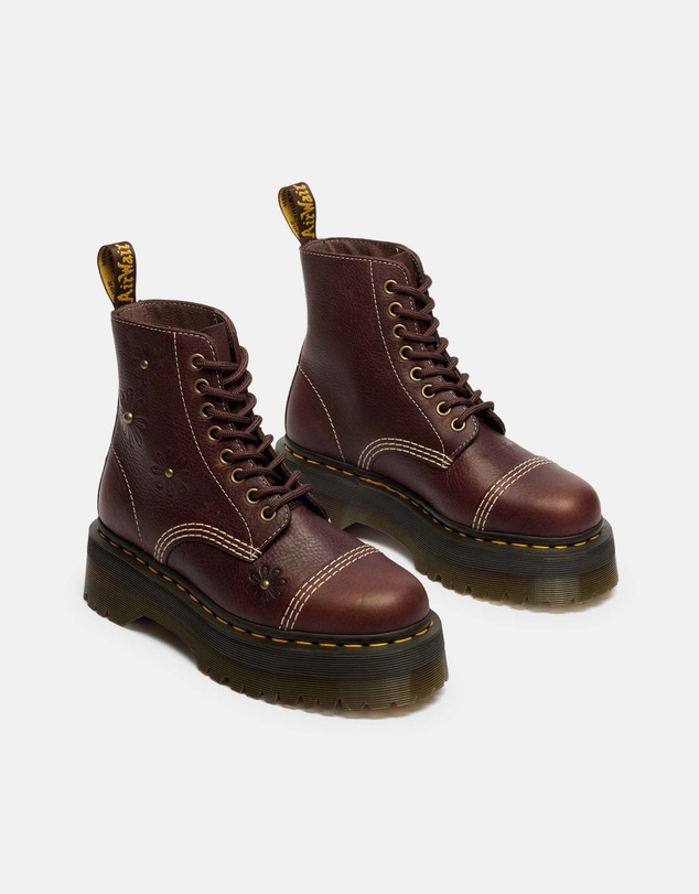 Dr Martens - Sinclair Flower 8-Eye Boots - Women's