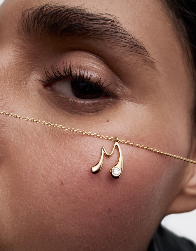 PDPAOLA - Initial 2026 M Pendant Necklace