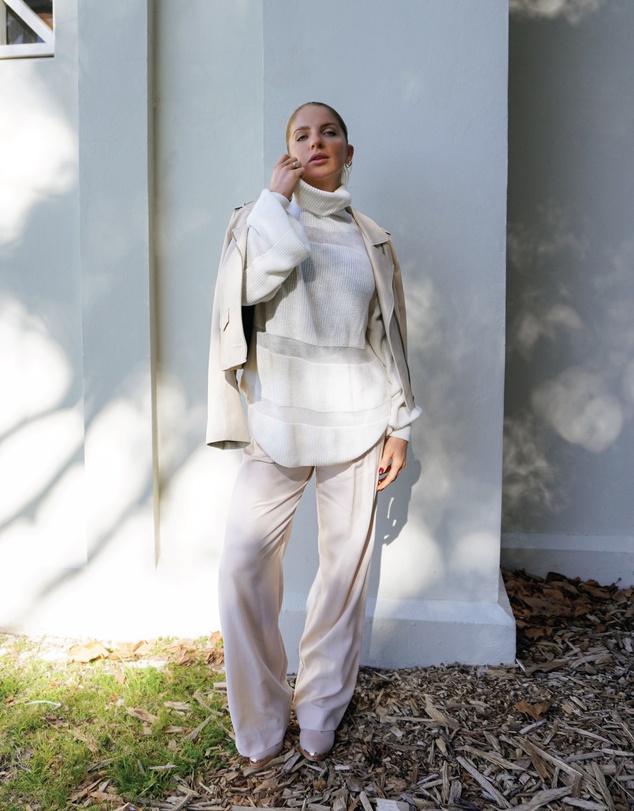 Belle & Bloom - Nevermind Sheer Panelled Knit