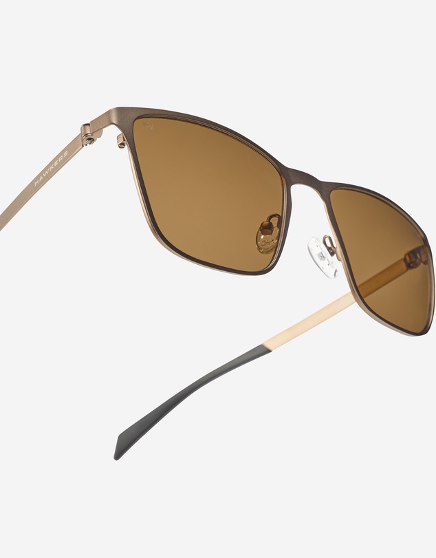 Hawkers Co - HAWKERS One Flex - Metallic Brown Coffee Sunglasses for Men and Women