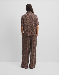 Country Road - Print Short Sleeve Cupro Shirt