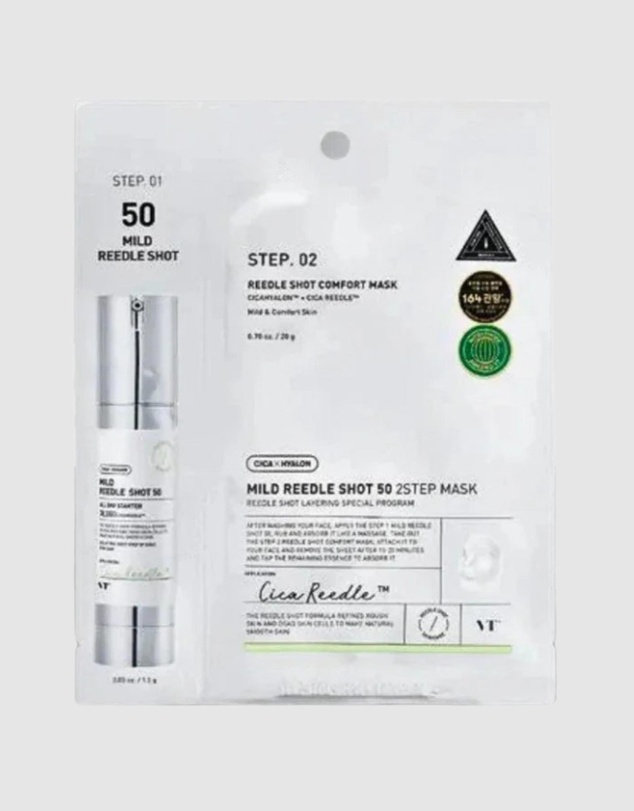VT COSMETICS - Mild Reedle Shot 50 2-Step Mask