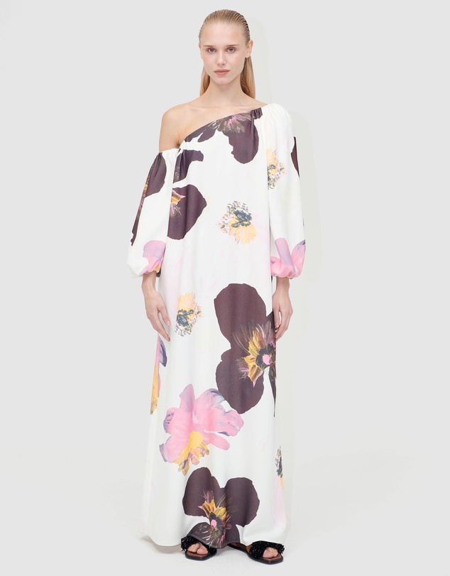 Stine Goya - Heavy Crepe, Structured Off-Shoulder Dress