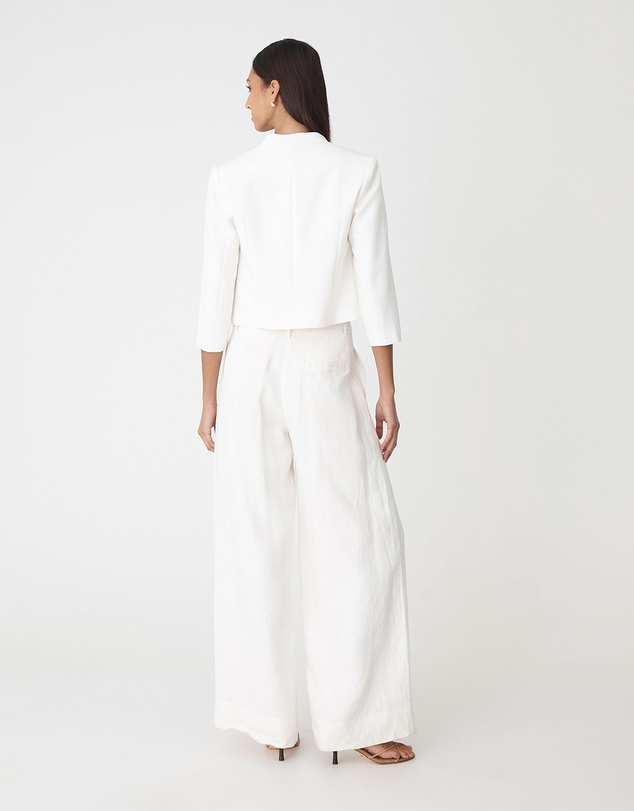 Forcast - Nikki Collarless Crop Jacket
