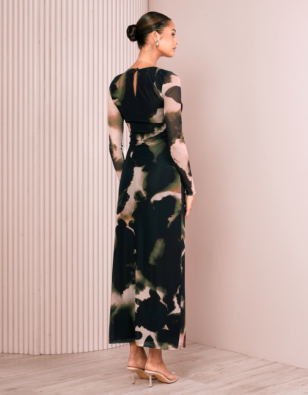 Azzurielle - Nilos Long Sleeve Maxi Dress