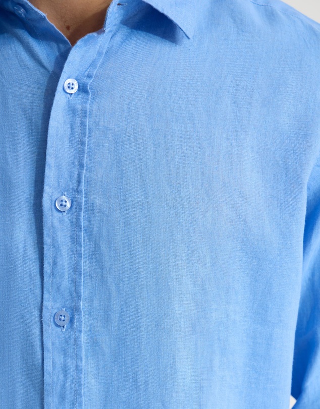 Oxford - Copper European Linen Shirt