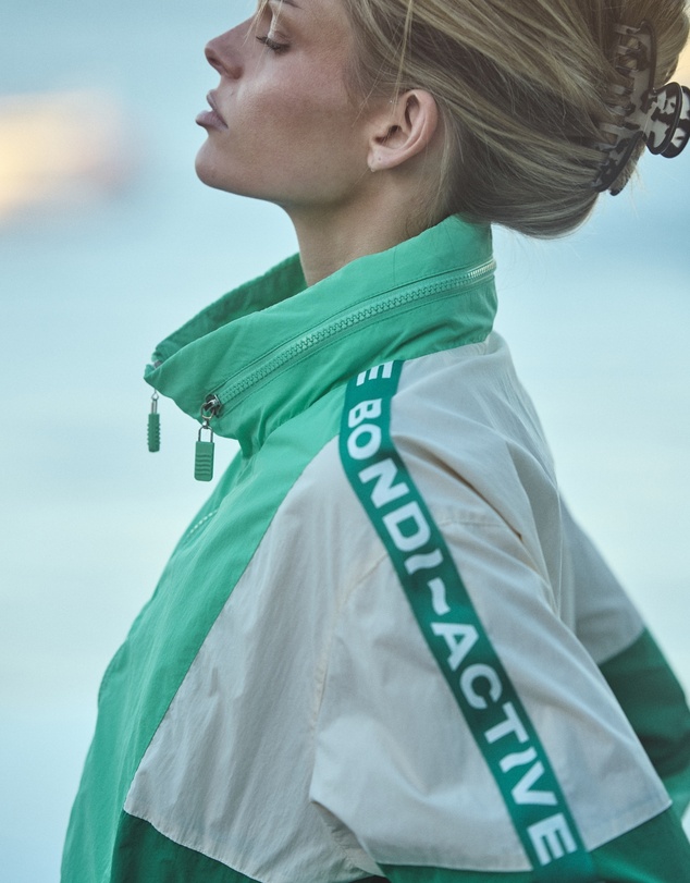Bondi Active - Cropped Windbreaker Hoodie