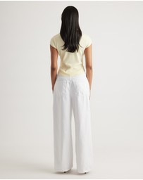 Decjuba - Lily Pleat Detail Knit Tee