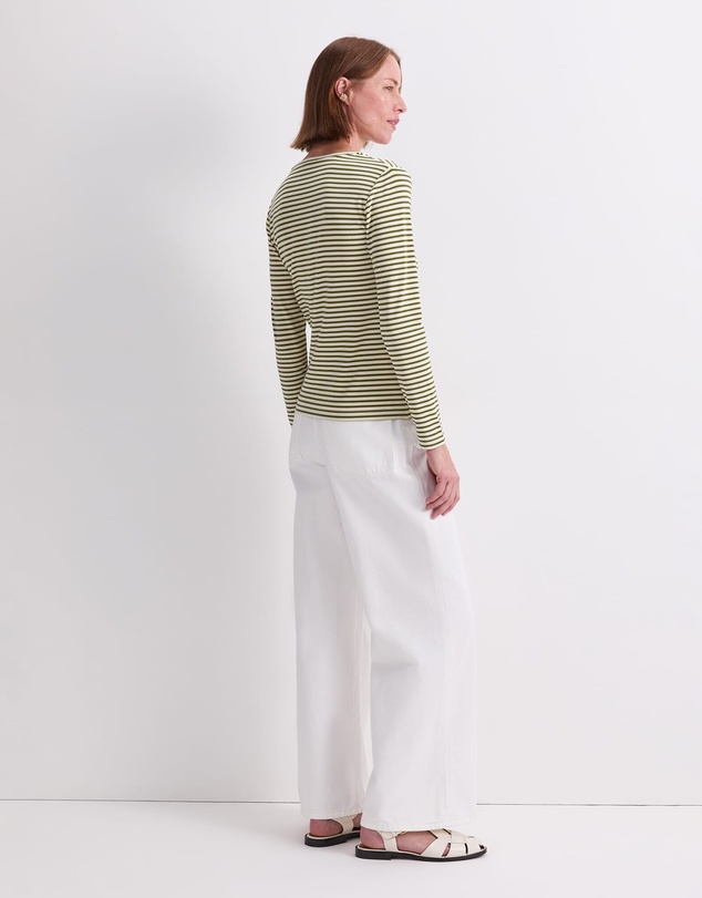Sportscraft - Stripe Lurex Long Sleeve Magic Tee