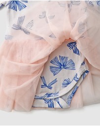 WITH LOVE FOR KIDS - Tulle Flutter Long Sleeve Tutu Onesie - Babies