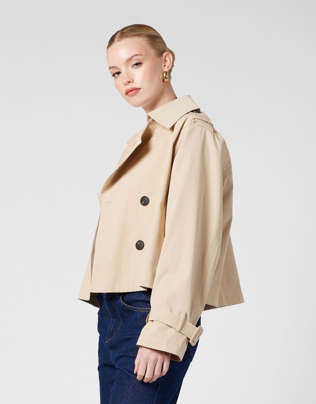 MVN - Cropped Trench Coat