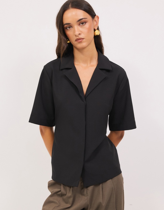 Calli - Kerr Tailored Tie Back Shirt