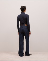 Trenery - Soft Rib Rollneck in Night Sky